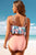 Floral Scoop Neck Sleeveless Swim Top and Ruched Bottoms Set
