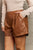 HEYSON Leather Baby Full Size High Waist Vegan Leather Shorts