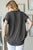 Heimish Full Size Front Pocket Short Sleeve Ribbed Top