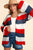 Haptics Full Size Open Front Long Sleeve Stripe Cardigan