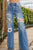 Distressed High Waist Bootcut Jeans