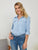 Pocketed Button Up Long Sleeve Denim Shirt