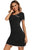 Contrast Trim Pocketed Round Neck Lounge Dress