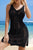 Openwork Slit V-Neck Sleeveless Cover Up Dress