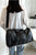 Zenana PU Leather Weekender Travel Duffle Bag