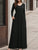 Pocketed V-Neck Long Sleeve Maxi Dress