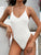 Backless Spaghetti Strap One-Piece Swimwear