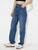 Asymmetric Waist Jeans with Pockets