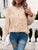 Frill Round Neck Long Sleeve Shirt