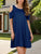 Round Neck Cold Shoulder Mini Dress