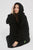 Lantern Sleeve Oversized Hooded Fuzzy Lounge Dress