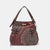 Nicole Lee USA Side Braided Tassel Inlaid Rhinestone Embroidery Hobo Bag