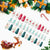 72-Piece Christmas Theme ABS Press-On Nails