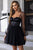 Sweetheart Neck Balloon Sleeve Mini Dress