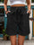 Tied High Waist Shorts with Pockets