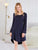 Round Neck Night Dress with Pocket