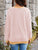 Contrast Round Neck Long Sleeve Sweatshirt