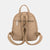 David Jones PU Leather Backpack Bag