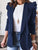 Collared Neck Puff Sleeve Blazer