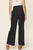 Double Take Full Size Texture Smocked Waist Wide Leg Pants