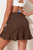 Ruched Elastic Waist Swim Skirt