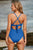 Cutout V-Neck Spaghetti Strap One-Piece Swimwear