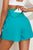 Pocketed High Waist Swim Shorts