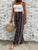 Printed High Waist Wide Leg Pants