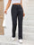 Pocketed High Waist Straight Pants