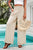 Smocked Wide Leg Pants with Pockets