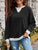 Contrast Round Neck Long Sleeve Sweatshirt