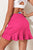 Ruched Elastic Waist Swim Skirt