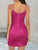 Full Size Sequin V-Neck Mini Cami Dress