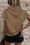 Quarter Snap Drawstring Short Sleeve Hoodie