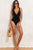 Plunge Wide Strap One-Piece Swimwear