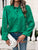 Frill Round Neck Long Sleeve Shirt