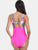 Cutout Printed Round Neck One-Piece Swimwear