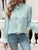 Frill Ruffled Plaid Long Sleeve Shirt