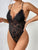 Crisscross Lace Spaghetti Strap Bodysuit