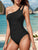 Cutout One Shoulder One-Piece Swimwear