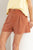 HYFVE High Waist Pleated Linen Shorts