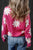 Daisy Round Neck Dropped Shoulder Sweater