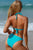 Halter Neck Tie Back Bikini Set