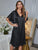 V-Neck Flutter Sleeve Night Dress