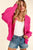 Haptics Full Size Button Down Crop Long Sleeve Cardigan