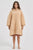 Lantern Sleeve Oversized Hooded Fuzzy Lounge Dress