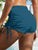 Drawstring Mid-Rise Waist Swim Shorts