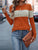 Color Block Round Neck Long Sleeve Top