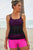 Drawstring Ruched Double-Strap Swim Top and Short Set