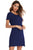 Round Neck Short Sleeve Lounge Dress